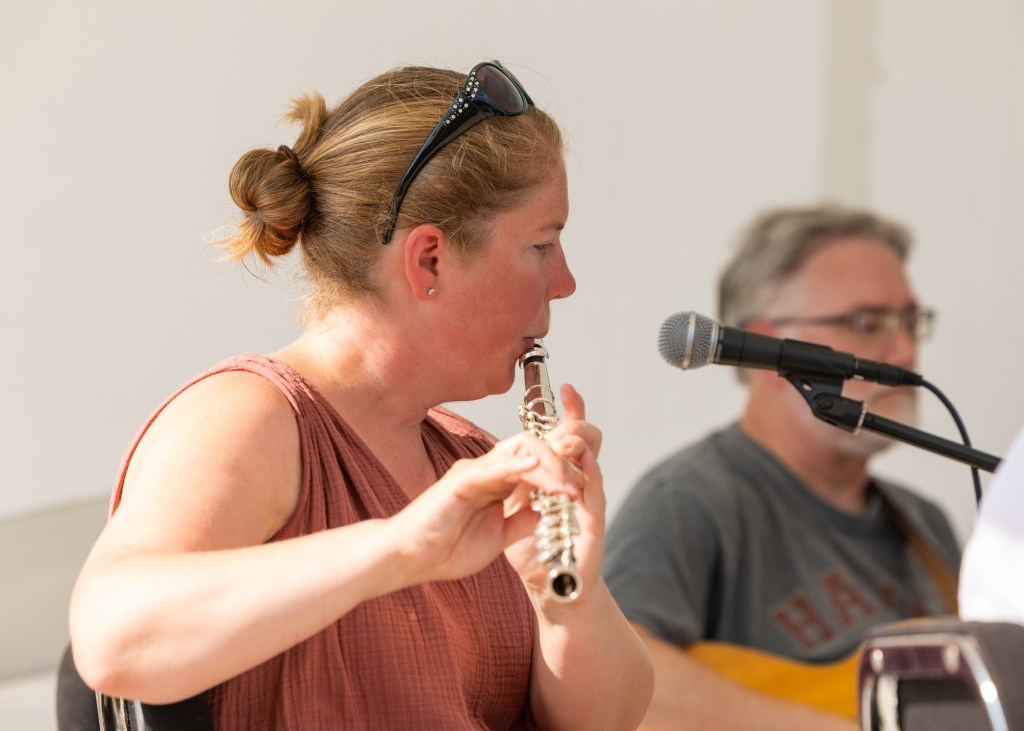 Photo of flautist Emily Frazier