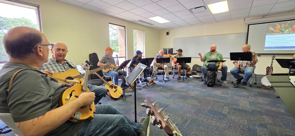 Harper's Back Porch Revue playing on International Play Music on the Porch Day, August 29, 2026 at Harper College Schaumburg