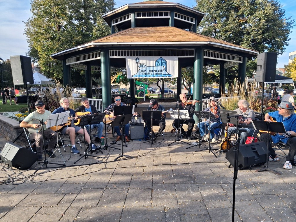 Photo of the Back Porch Revue playing in downtown Palatine, IL in September 2026.